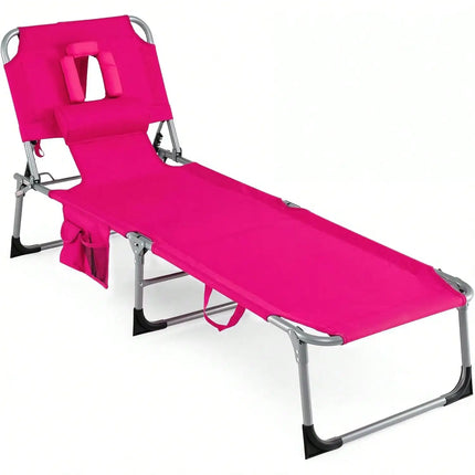 Portable Zero Gravity Chair With Cup Tray & Backrest, Lockable Reclining Anti-Gravity Lounger, Quick-Fold Outdoor Patio Recliner With Pillow, Lightweight Folding Yard Chair With Carry Handle