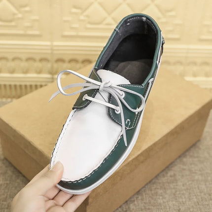 Leather Shoes For Man Genuine High Quality Oxford Outdoor Italian Black Jogging Seakers Designer Office Dress
