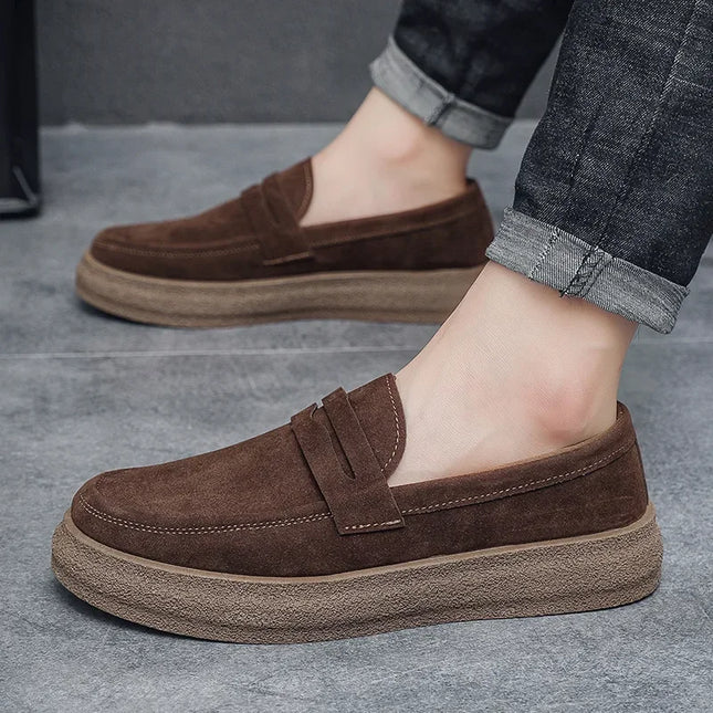 Herren Casual Schuhe 2025 – Business Slipper für Herren, Anzugschuhe Designer Mokassins Leichtgewichtige Autofahr-Loafer