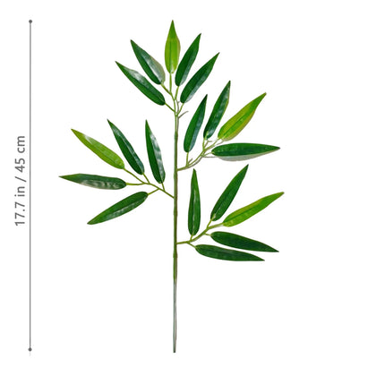 Artificial Green Bamboo Leaf Branches - image 37