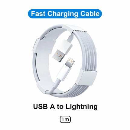 30W PD Fast Charger For iPhone 14 13 12 USB C To Lightning Quick Charging Cable For iPhone 17 16 15 Pro Max Type C Power Adapter