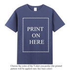 Printed on navy Tee / M