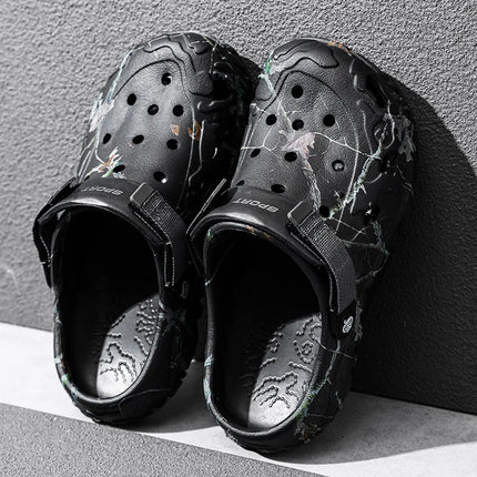 Summer Men's Clogs Sandals Home Garden Shoes Comfortable Men Women Slippers Non-Slip Soft Bottom Flip Flop Sandals Big Size46 47