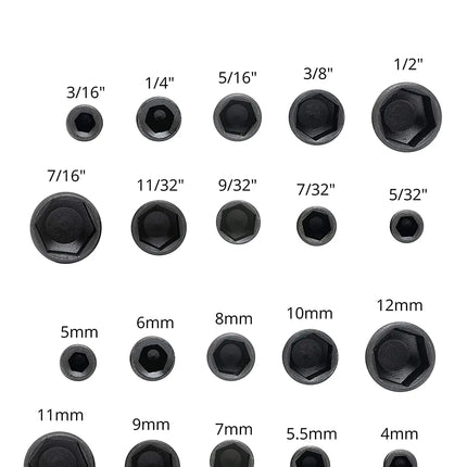 9pcs/set 5mm-13mm Hex Sockets Sleeve Nozzles Nut Driver Set Screwdriver Set Schroevendraaier Set Bits Sets Tools - product im