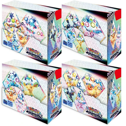 360Pcs Pokemon Card Prismatic Evolutions Scarlet Violet 151 Surging RIVALITES English Booster Pokemon Battle Transaction Card