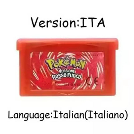 GBA Game Pokemon Series 32 Bit Video Game Cartridge Console Card Pokemon Emerald Ruby FireRed LeafGreen Sapphire Multi-language