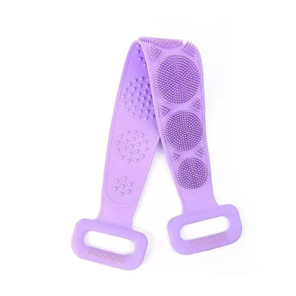 Body Sponge Silicone Back Brushes Bath Towels Scrubber Rubbing Back Peeling Massage Shower Belt Extended Skin - product image