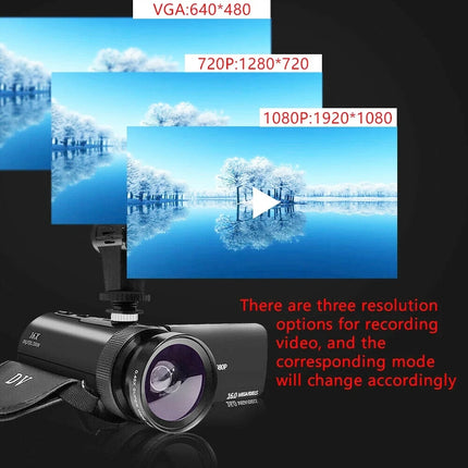 DV Video Recorder Camcorder High-Quality Audio Recording With Microphone Digital zoom Video Camera Machine For Recording Vlogs