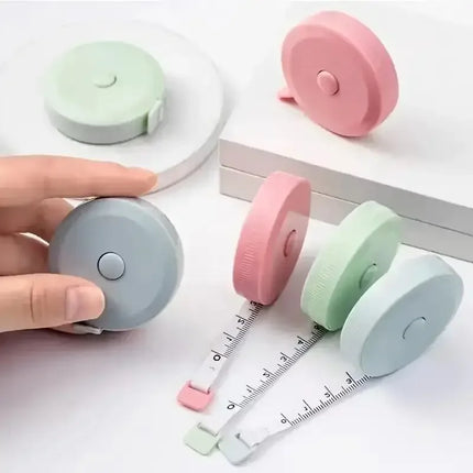 Sewing Tape Measure Dual Sided Retractable Ruler with Push Button Ruler for Weight Loss Medical Body Measurement Tailor Tool