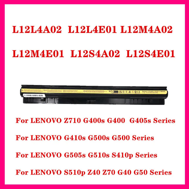 Laptop-Akku für Lenovo L12L4A02 L12L4E01 L12M4A02 L12M4E01 L12S4A02 L12S4E01