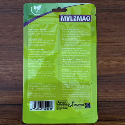 Natural Silvervine Catnip Cat Chew Toy Suit Silvervine Cat Snacks Stick Safety Molar Toothpaste Sticks Pet Supply