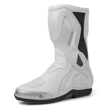 Men's Motorcycle Boots High Top Windproof, Waterproof, Anti-collision Motorcycle Boots Breathable, Anti-skid, Safe Outdoor Ridin