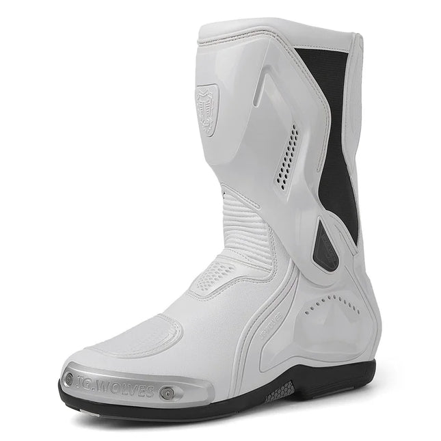 Men's Motorcycle Boots High Top Windproof, Waterproof, Anti-collision Motorcycle Boots Breathable, Anti-skid, Safe Outdoor Ridin