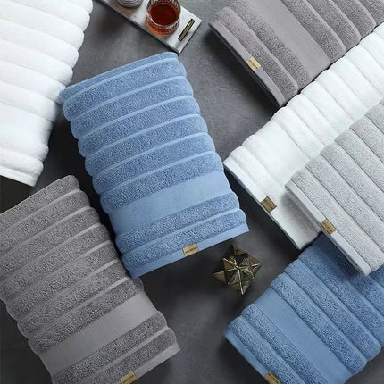 100% Cotton Shower Towels Bath Towel for Adults High Absorbent Home Hotel High Quality Pure Cotton Adult Towel Thickening