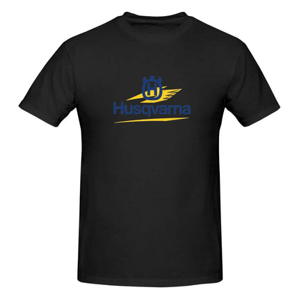 Personalized Print T-shirts 100% Cotton Casual Everyday Wear Unisex Large Size Graphic Tees Tops for Motorcycle Enthusias