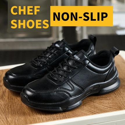 Chef's Work Shoes, Anti Slip and Oil Resistant Casual Shoes, Anti Slip and Waterproof Restaurant Work Shoes