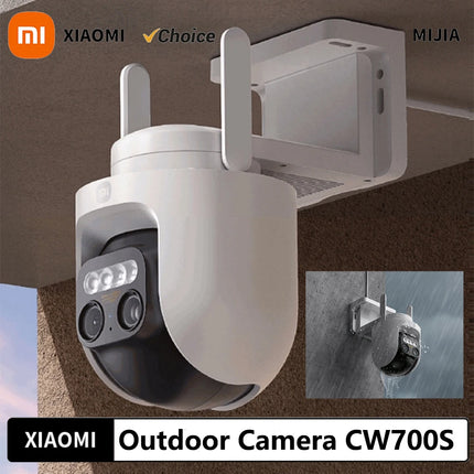 Xiaomi CW700S Outdoor  Camera 2.5K 9X Zoom IP66 AI Human Vehicle Detection Color Night Vision WiFi Cloud Storage H265 -CN