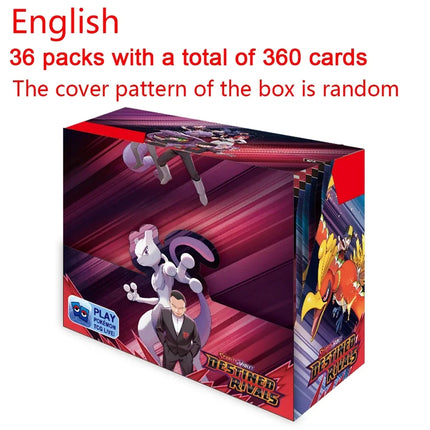 10/30/60/360PCS English Pokémon TCG: Mega Evolution Perfect order Phantasmal Flames Ascended Heroes Booster Box Pokemon card