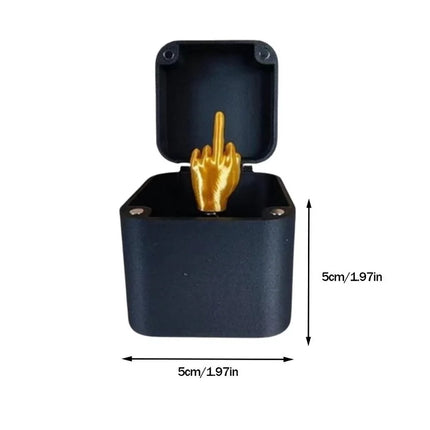 Spider Prank Box Pop Out Rubber Spider Handmade Wood Scare Box Party Game Surprise Joke Funny Trick Toy for Kids Halloween Gift