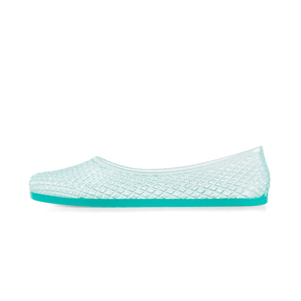 Women's Jelly Shoes Transparent  Sandals Lazy Flat Shoes Breathable Flat Shoes