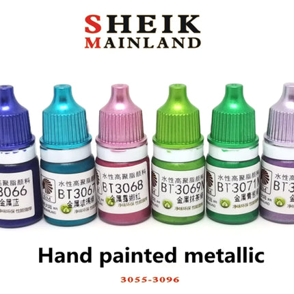 Model Coloring Pigment Metal Color Pen Painting Hand Safe 3D Printer Water-Based Bright DIY 5/milliliter Bottle 3055-3096 Good