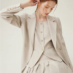 Oatmeal Blazer Coat / XS（old）