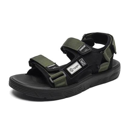 A Pair of Men's New Summer Casual Shoes, Fashionable and Trendy Sports Wear-Resistant Sandals, Cool Beach Shoes