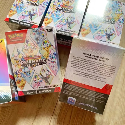 Pokémon Card v10 Booster bundle Destined Rivals Prismatic Evolutions Scarlet Violet 151 English ME01 Booster Cards Toy Gifts