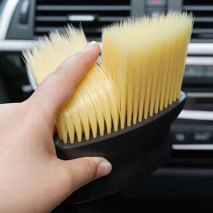 Car Interior Sweeping Dust Soft Brush Car Wash Tool Artifact Car Interior Gap Dust Brush Air Outlet Cleaning Brush - product