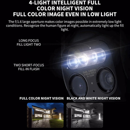 Xiaomi CW700S Outdoor  Camera 2.5K 9X Zoom IP66 AI Human Vehicle Detection Color Night Vision WiFi Cloud Storage H265 -CN
