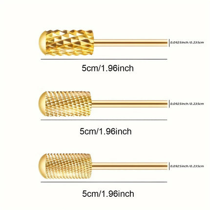 1/3 Pcs Nail Drill Bit Set Safe Titanium Steel 3/32 Inch for Nail Drilling Jewelry Making Craft Tools