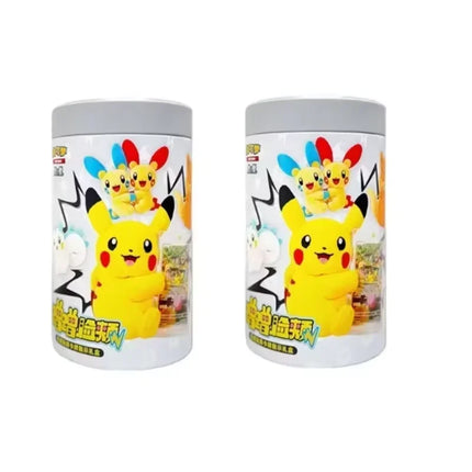 100% Official Collectible Trading Card Game PTCG Pikachu Cheek Rubbing Plush Toy Card Display Gift Blind Box Surprise Box Gifts