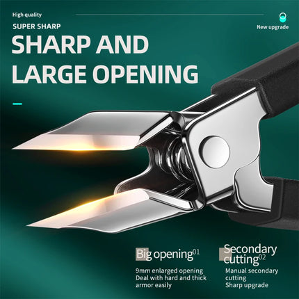 Ultimate Precision, Professional Stainless Steel Nail Clipper Cuticle Nippers -Especially Suitable for Ingrown Toenails