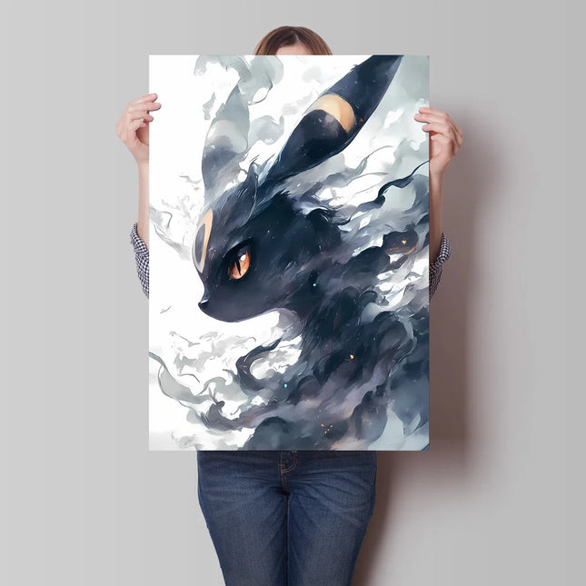 Stilvolles Pokémon Umbreon Dekorative Hochwertige Leinwandmalerei In verschiedenen Größen erhältlich Geeignet für verschiedene Wohnräume