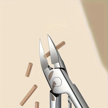 1 piece Thick Nail Professional Nail Clipper with Stainless Steel Body for Nail Care and Removing Ingrown Nails