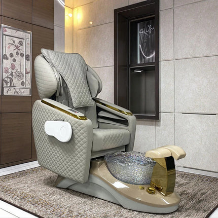 Customizable logo Body Massage Manicure European Electric Nail Salon Foot Spa Pedicure Chair Modern Style for Beauty Shop