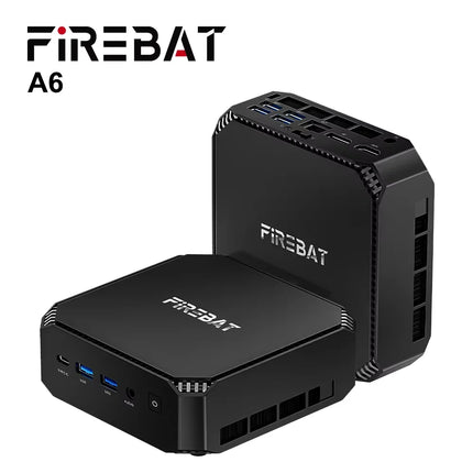 Firebat A6 Mini PC AMD R7 7735HS 8-core 16-thread Computer 16GB LPDDR5 RAM 512GB SSD WiFi 6 BT5.2 Mini PC 4K Desktop Computer