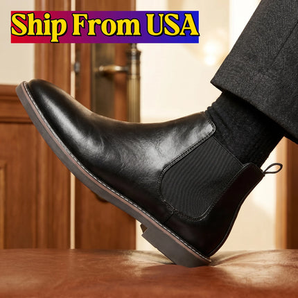 Ankle Boots Brand 2026 Casual Comfortable Retro Fashion Chelsea Boots
