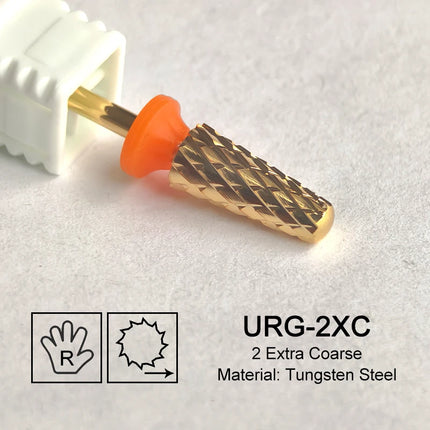 Tapered Barrel Nail Drill Bits Carbide Nails Grinding Head Milling Cutter 4XC Hard Soft Gel Removal Polishing DIY Tools