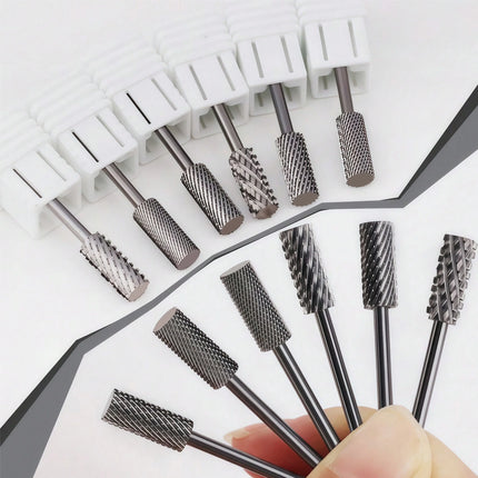 1pc Tungsten Steel 5.35mm Barrel Shaped Nail Drill Bit for Nail Art Accessories