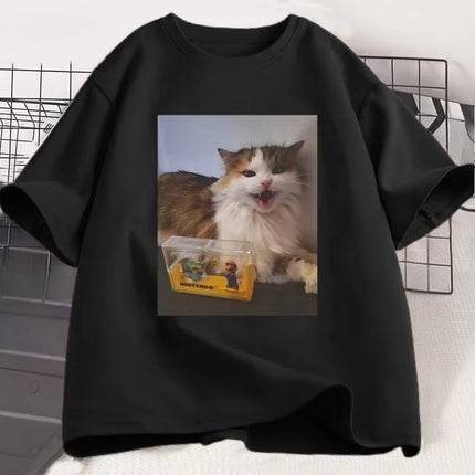 Forsaken Skin 007n7 Love Cat T Shirt Men Women Game Cosplay Tshirt Funny Graphic Tees Cotton Short Sleeve Round Neck T-shirt