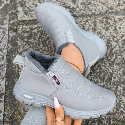 Men Women Unisex Super Warm Winter Snow Boots Thick Sole Arctic Insulated Ankle Boots Heat Lock Lining Solid Outdoor Footwear