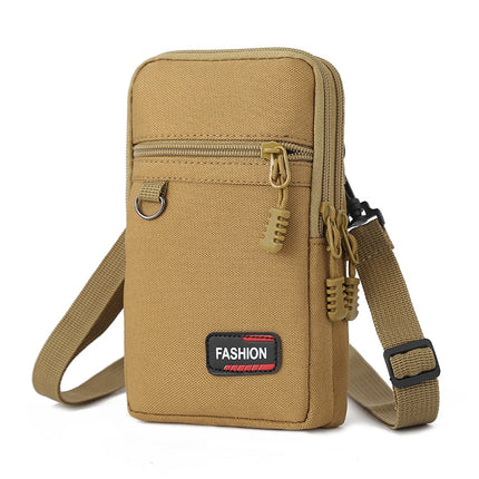 Mobile Phone Case Pouch Waist Bag Multifunction Outdoor Casual Men Waist Pack Small Bag Single Shoulder Crossbody Bag Coin Purse