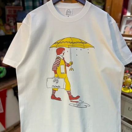 2026 new American Retro Vintage Cartoon Loose Cotton Unisex Summer T-Shirt