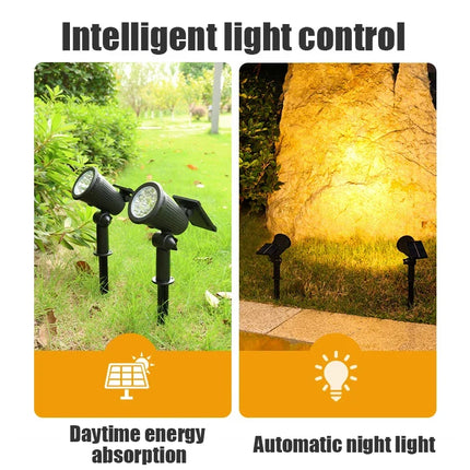 9/4 LED Solar LED Light Spotlights Outdoor IP65 Waterproof Lights Brightness Adjustable for Garden Backyard Driveway Patio Decor