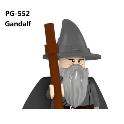 The Lord of the Rings Building Blocks Orc Sauron Gandalf Mini Action Figure Toys