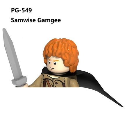 The Lord of the Rings Building Blocks Orc Sauron Gandalf Mini Action Figure Toys