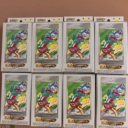 Delivery within 24 hours Original Pokemon Set Vol.1 SV16.0 30th Anniversary Celebration Collectible PTCG Card First Partner Card