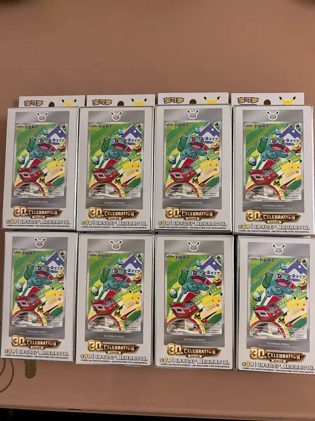 Lieferung innerhalb von 24 Stunden Original Pokemon Set Vol.1 SV16.0 30th Anniversary Celebration Sammelkarte PTCG Karte Erste Partnerkarte