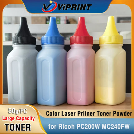 ViPrint P C200W MC240FW Refill Color Toner Powder Compatible for Ricoh PC200W MC240 FW Laser Printer